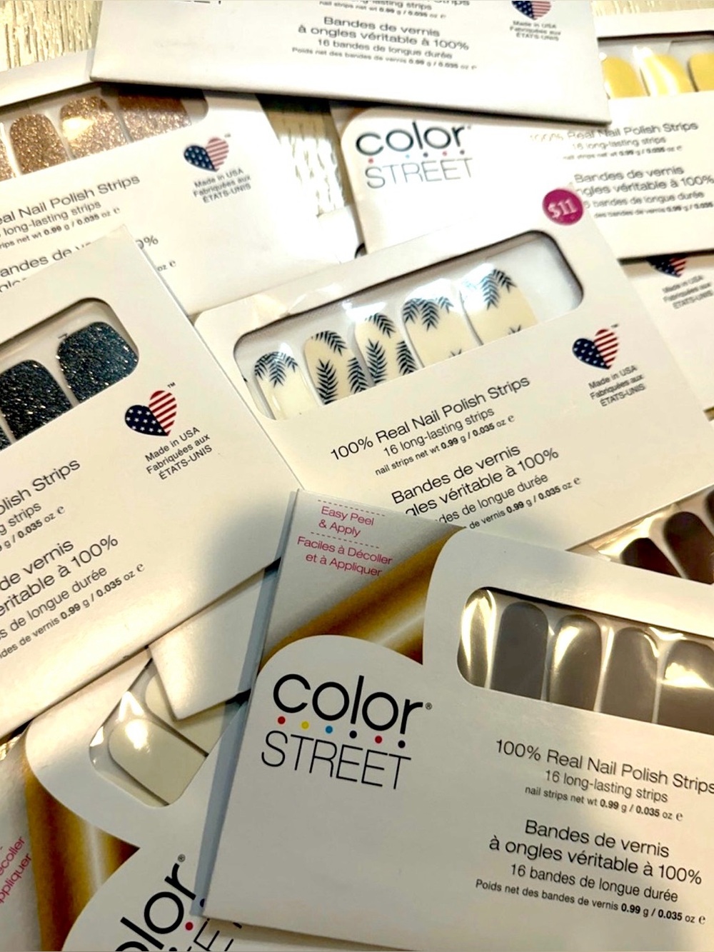 Surprise 3 Pack Color Bundle of Color Street Strips. NWT.